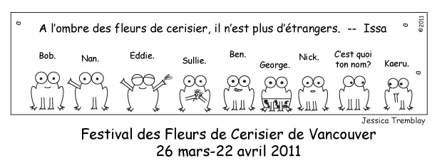 A l'ombre des fleurs de cerisier, il n'est plus d'étrangers. - Issa